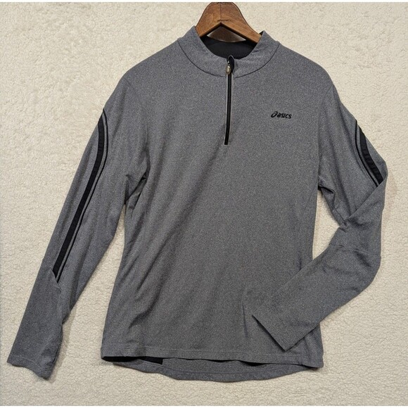 Asics Womens Medium Quarter 1/4 Zip Running Activewear Performance Gym - Picture 1 of 9